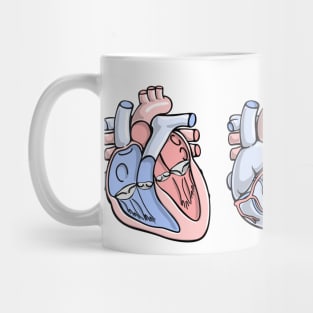 Human Heart Anatomy Illustration Mug